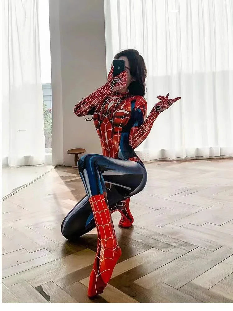 Sexy Black Cat Superhero Cosplay Costume
